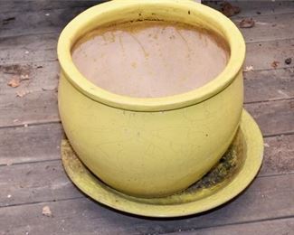 yellow ceramic