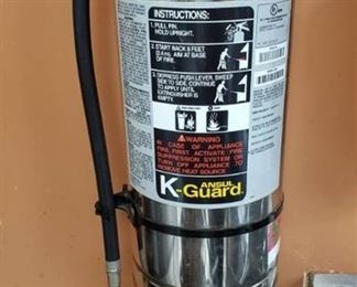 Type K Fire Extinguisher Model K01-2
