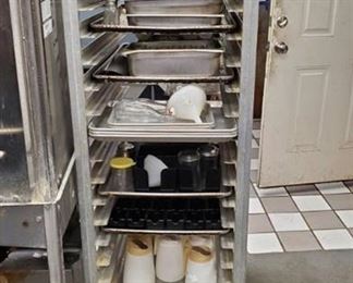 Sheet Pan Rack With Contents