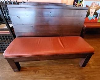 7ft Wood Bench
