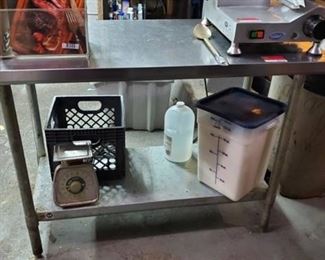 4ft Stainless Prep Table