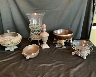 Beautiful Brown Metal Decor