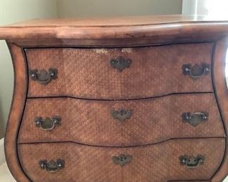 Faux Leather Bedside or Side Table