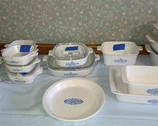 Lots of the corning ware has been sold, but there's still more to sell!