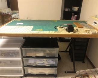 Quilting work table 