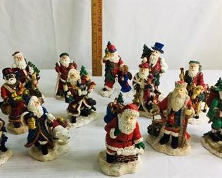Around the world Christmas figurines 