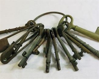 Vintage brass keys