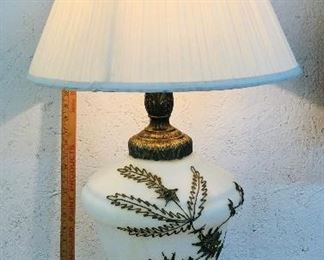Big Vintage lamp with marble base 