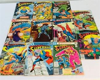 Vintage Superman comics lot