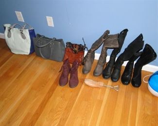 Boots and handbags