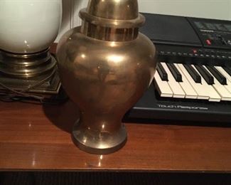 . . . a brass urn