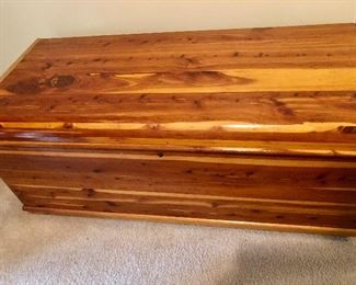 Large handmade cedar chest