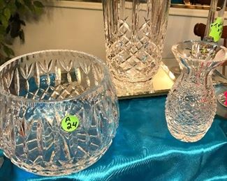 Gorgeous crystal,Waterford vases