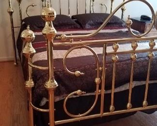 Queen size Brass Bed