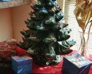 Ceramic Christmas Tree. 