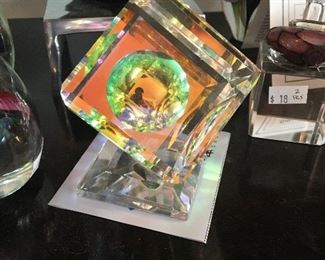Stephen Lyons Millennium Glass Cube 