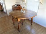 Antique drop leaf table