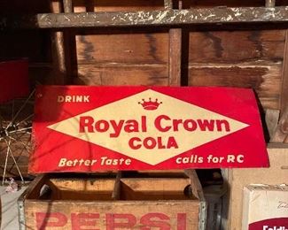 Royal Crown Cola Metal Sign