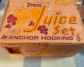 Anchor Hocking Juice Set
