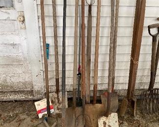 Vintage and Primitive Yard Tools