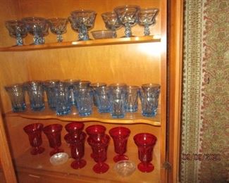 Fostoria Jametown goblets and tumblers