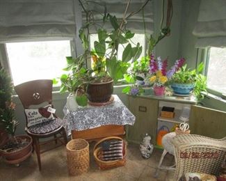 Live and faux plants