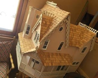 Vintage Dollhouse Handcrafted