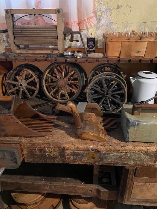 Antique Carriage Wheels