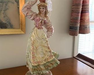 Vintage  tall porcelain  excellent condition was $275 now 1/2 price $137.50 