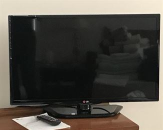 LG television and remote