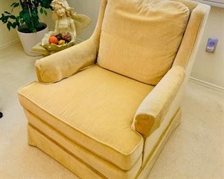 Woodmark Originals velvet vintage side chair.