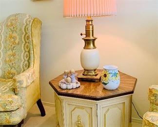 Mid century Stanley Furniture end tables, lamps, home decor, and so much more at our estate sale in Central Phoenix!