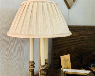 Hollywood regency table lamp.