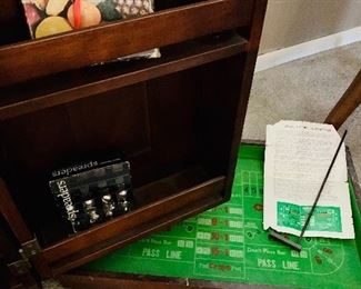 Vintage games and barware