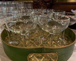 really sweet vintage champagne glasses
