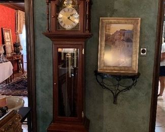 This vintage grandfather clock was given to our clients as a wedding gift
