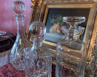 more crystal decanters