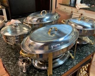 chafing dishes  galore!