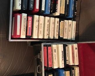 8 track cartridges of rock and roll from the late 1960’s and early 1970’s.