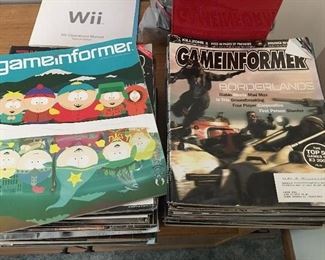 About 50 issues of Gameinformer. 