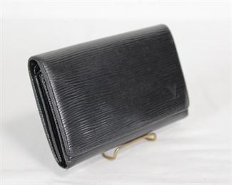 Louis Vuitton Black Epi Wallet