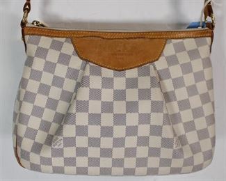 Louis Vuitton Damier Azure Handbag