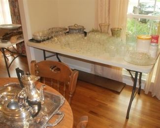 Glassware and Deco Tea Set