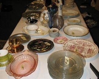 Porcelain and Glassware