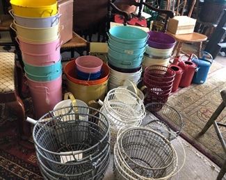 New buckets and baskets 