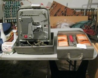Movie projector and splicer