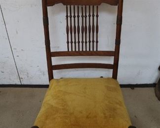Lot #28 - Spindle Back Victorian Rocking Chair 41" x 20" x 19"