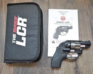Ruger LCR .38 Special w/ Crimson Trace Laser, $425