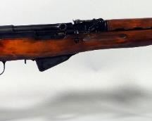 Russian SKS 7.62x39 Rifle SN# 0P2186, Marked 1950, SN# Also Engraved On Stock