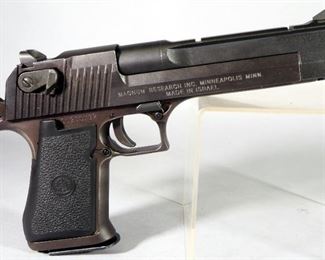 Israel Military Industries Ltd/Magnum Research Desert Eagle .50 AE Cal Pistol SN# 31203792, 2 Total Mags, In Hard Case